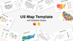 usa map template ppt and google slides