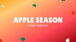 Free Apple Season Presentation Template For PowerPoint