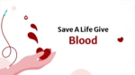 Blood Donation and Health Awareness PowerPoint Template and Google Slides