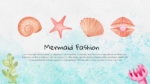 Cute Watercolor Mermaid Theme Presentation Templates For Free