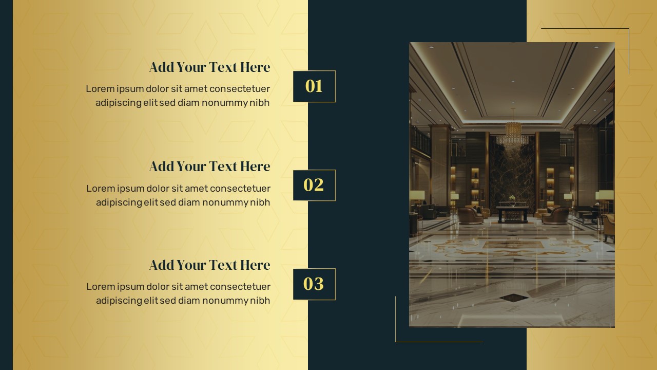 Dark & Gold Sophisticated PowerPoint Presentation Template