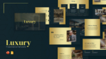 Elegant Gold Accents Luxury Presentation Templates Featured Image For PowerPoint and Google Slides