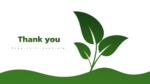 Environment Theme Thank You PowerPoint Template