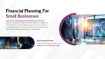 Financial Planning For Small Business Slide