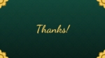 Free Arabic Style Thank You PPT Template and Google Slides