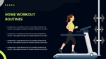 Free Home Workout Routine Presentation Template