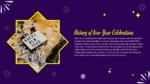 History Of New Year Celebration Presentation Template