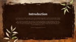 Introduction Vintage Nature And Outdoor Presentation Template ppt