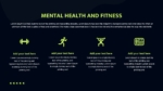 Mental Health and Fitness PowerPoint Slide Template