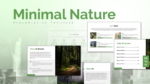 Minimal Nature Theme PowerPoint Presentation Template