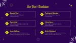 New Year Resolution Presentation Template Free Download