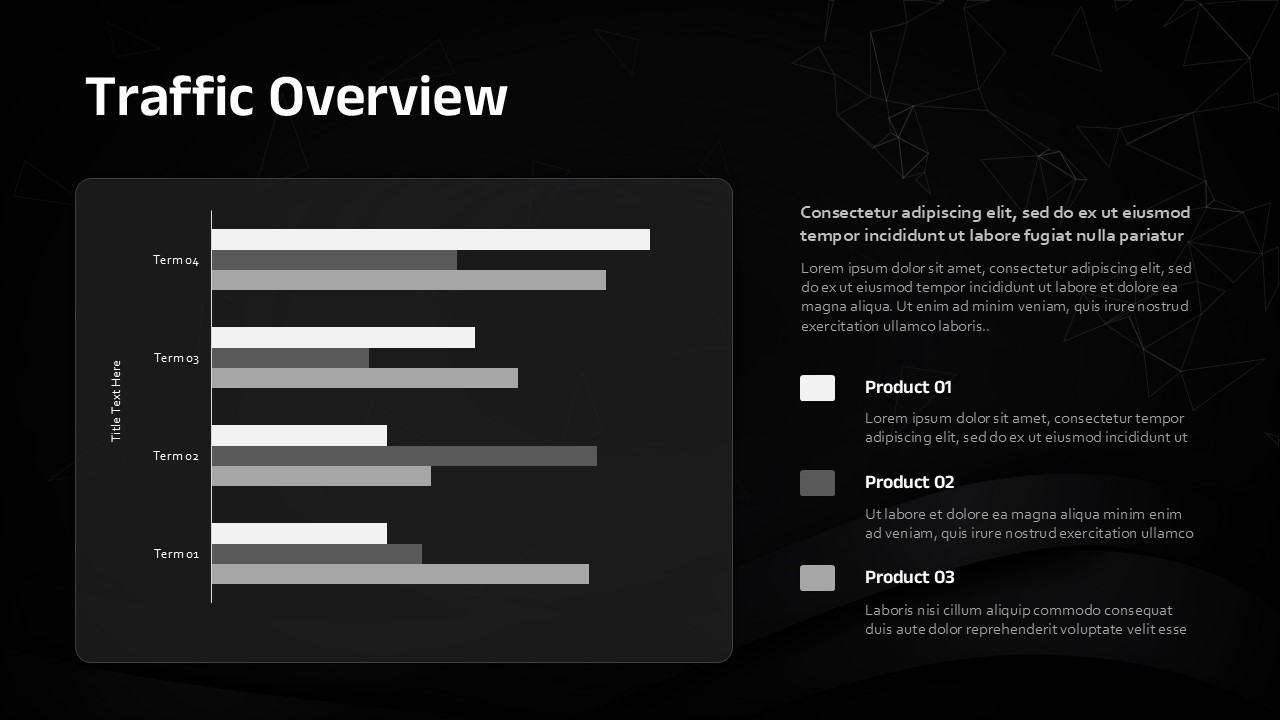 SEO Traffic Overview Presentation Template For PowerPoint and Google Slides