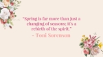 Spring Theme Quotes PowerPoint Template and Google Slides