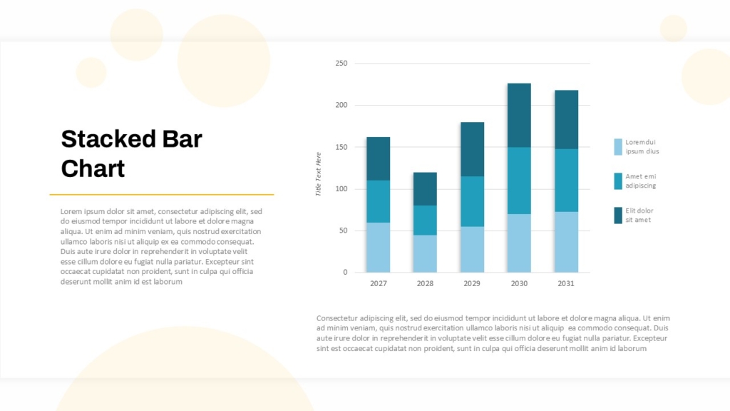 Stacked Bar Chart Template for PowerPoint & Google Slides