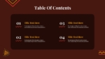 Table of Contents Africa Viva Powerpoint and Google Slides Template