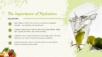 The Importance of Hydration Presentation Template For PowerPoint