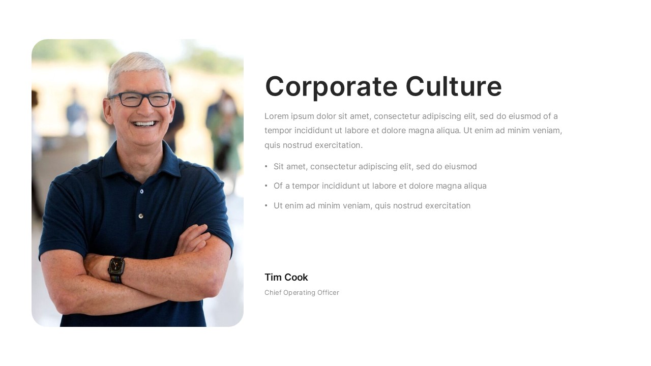 Free Apple Corporate Culture Presentation Templates