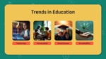 Free Education Trends Presentation Template