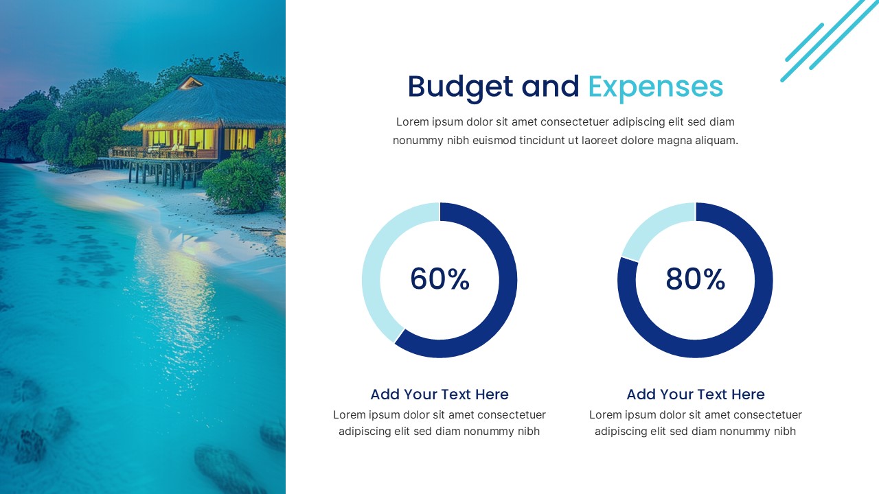 Free Vacation Budget and Expenses Presentation Template