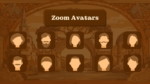 Free Vintage Theme Zoom Avatars PowerPoint Template