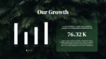 Green Growth Chart Slides Template