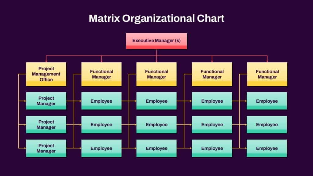 Matrix Organizational Chart Template