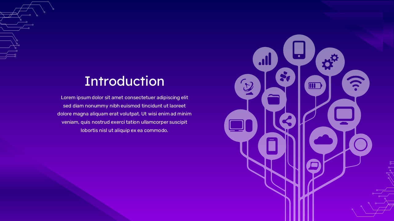 Technology Slides Template For Free