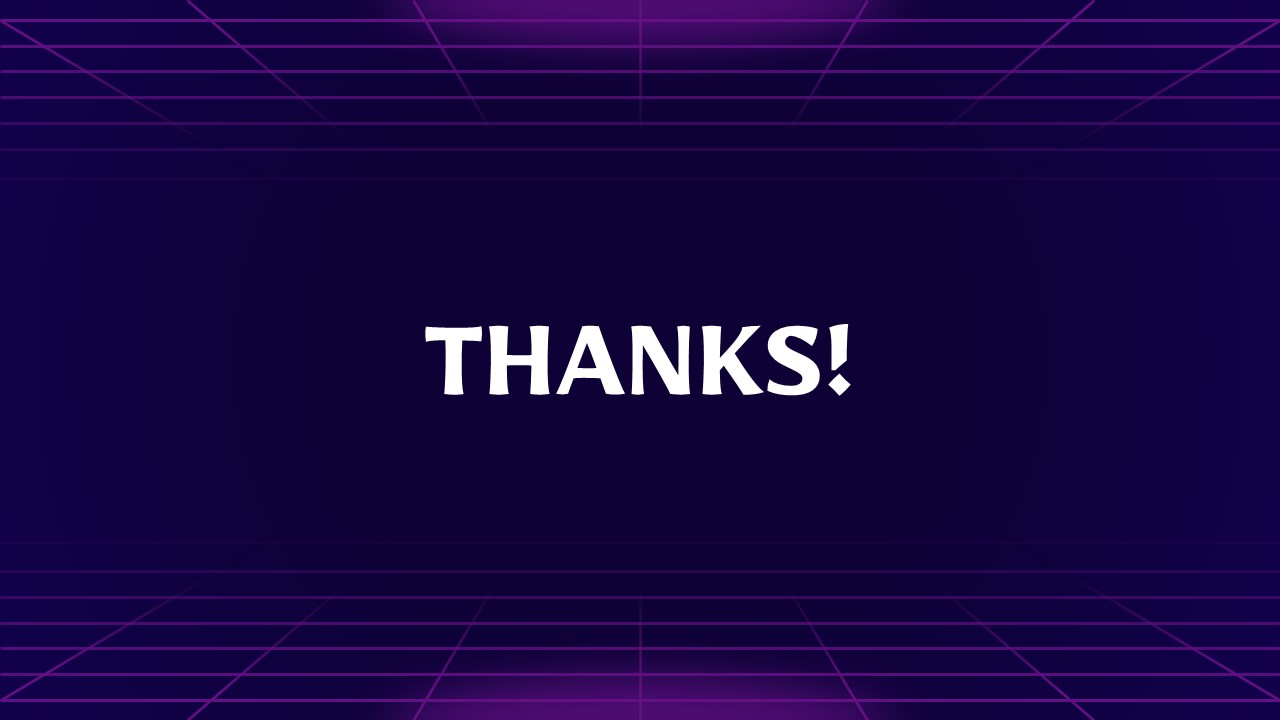 Thanks Presentation Template