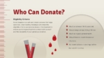 Who Can Donate Blood Template Presentation For Free Download