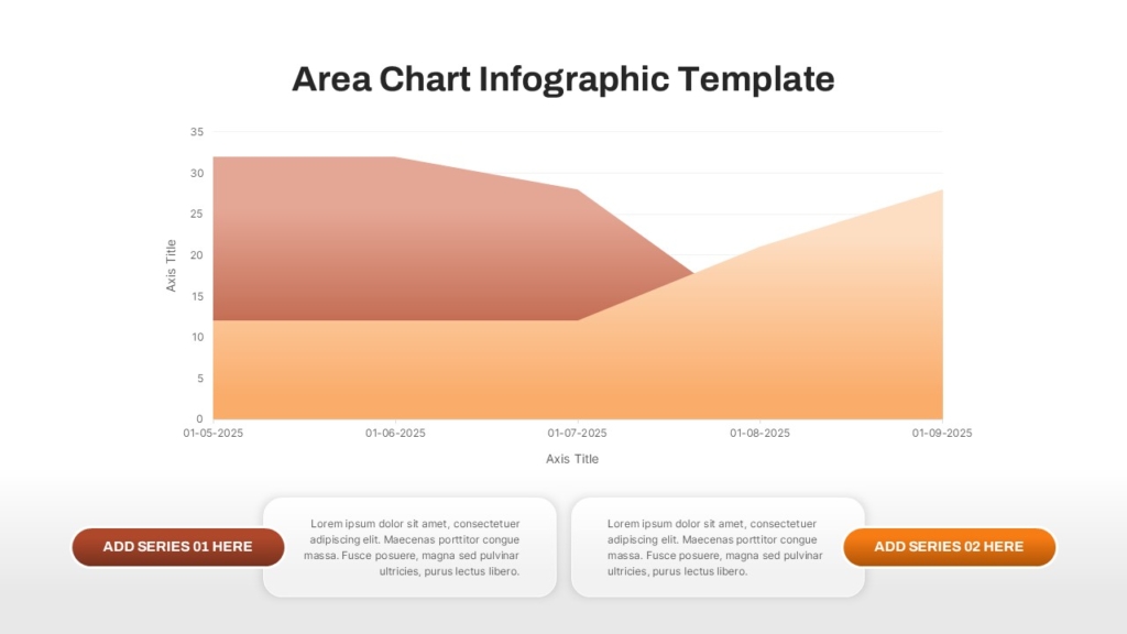 Area Chart Slide For PowerPoint Presentation