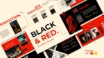 Black And Red PowerPoint Template and Google Slides Featured Image