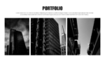 Black & White Modern Business Presentation Template