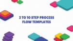 Brick Style 2 to 10 Step Process Flow PowerPoint Templates
