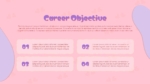 Cute Pastel Career and Objective Template for PowerPoint & Google Slides