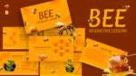 Free Bee Theme Interactive Lessons Presentation Templates Featured Image