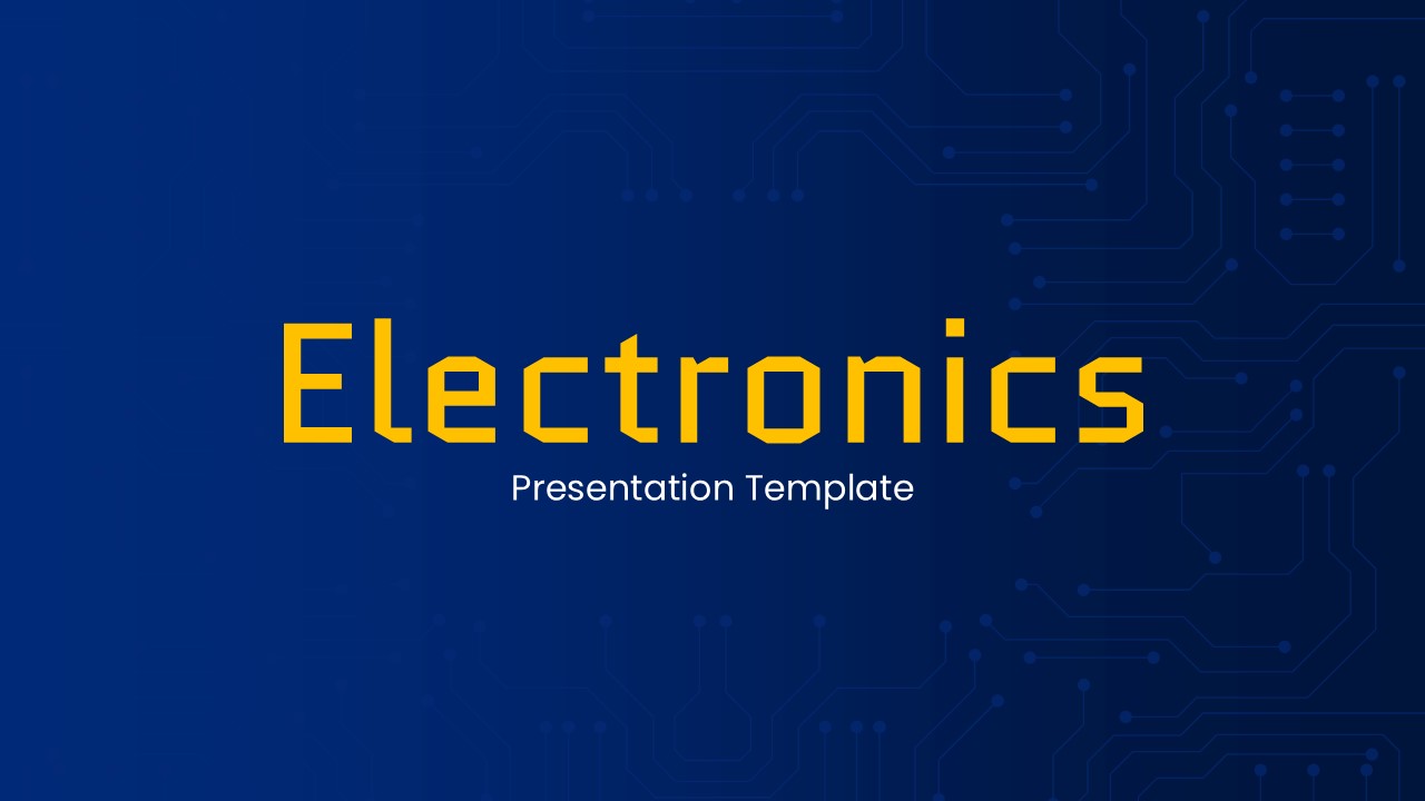 Free Electronics PowerPoint and Google Slides Templates - SlideKit