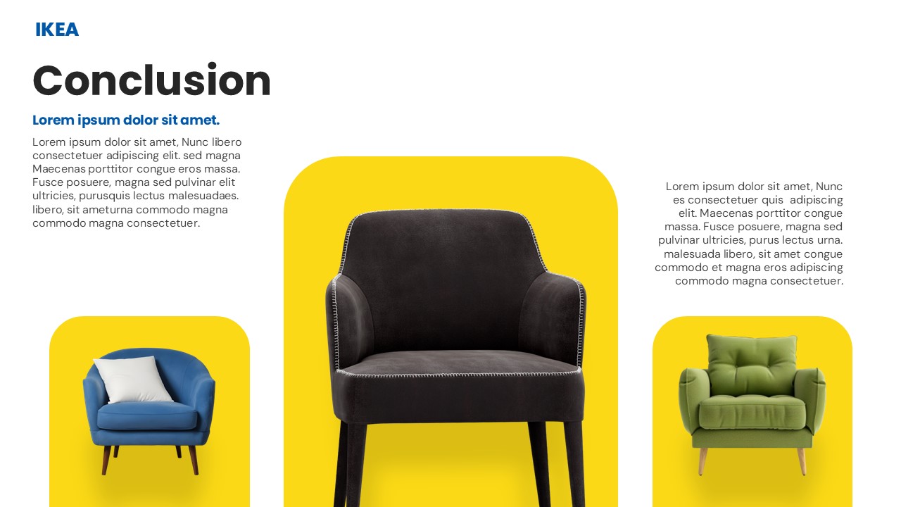 Free IKEA Themed Product Showcase Templates - SlideKit