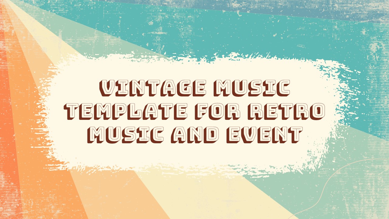 Free Vintage Theme Music PowerPoint and Google Slides Templates