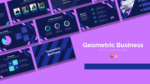 Geometric Theme Business Presentation Featured Image Template for PowerPoint and Google Slides