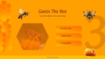 Guess The Bee Interactive Lessons Presentation Template