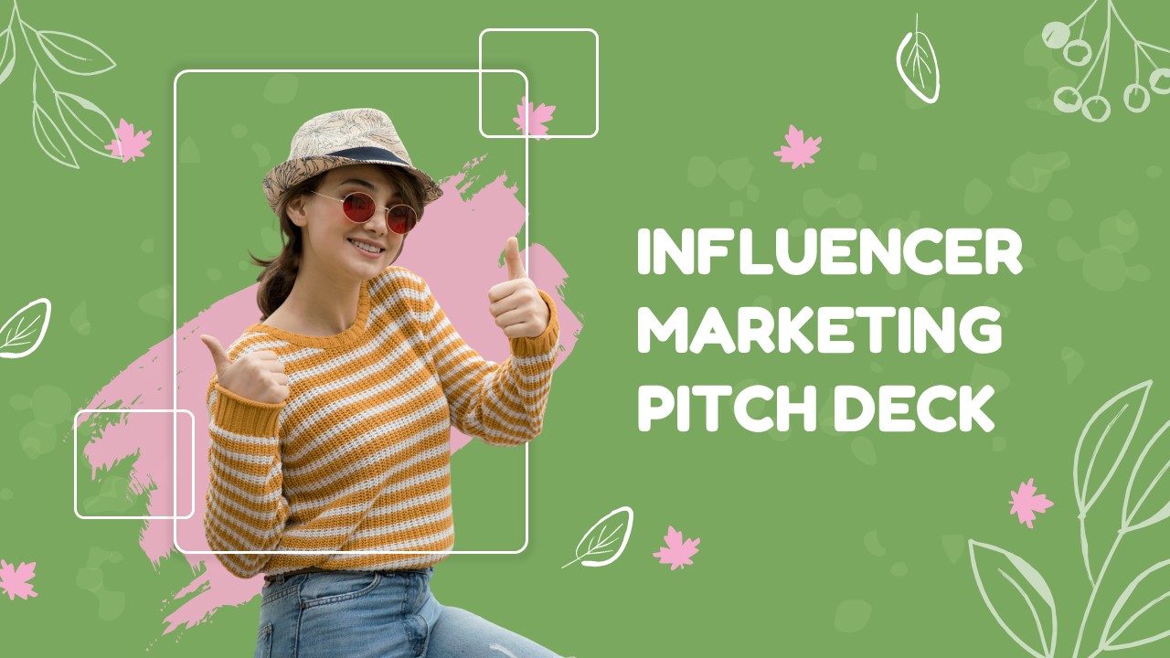 Influencer Marketing Pitch Deck Presentation Template