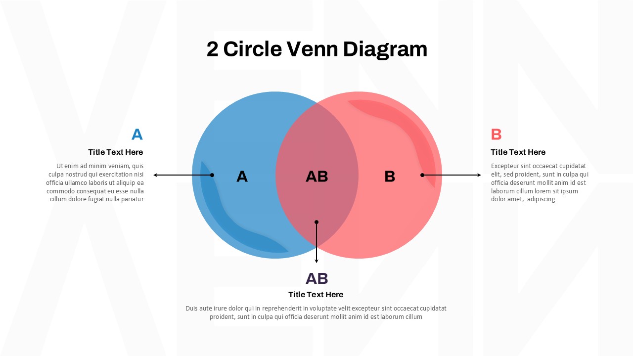 Editable Venn Diagram 2 Circles Editable Venn Diagram 2 Circles