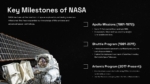 Nasa Key Milestone Presentation Template for Free