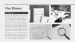 News Paper Style History Presentation PowerPoint Template and Google Slides