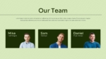Olive Green Theme Board Meeting Slide Template
