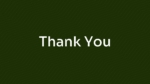 Olive Green Theme Thank You Slide