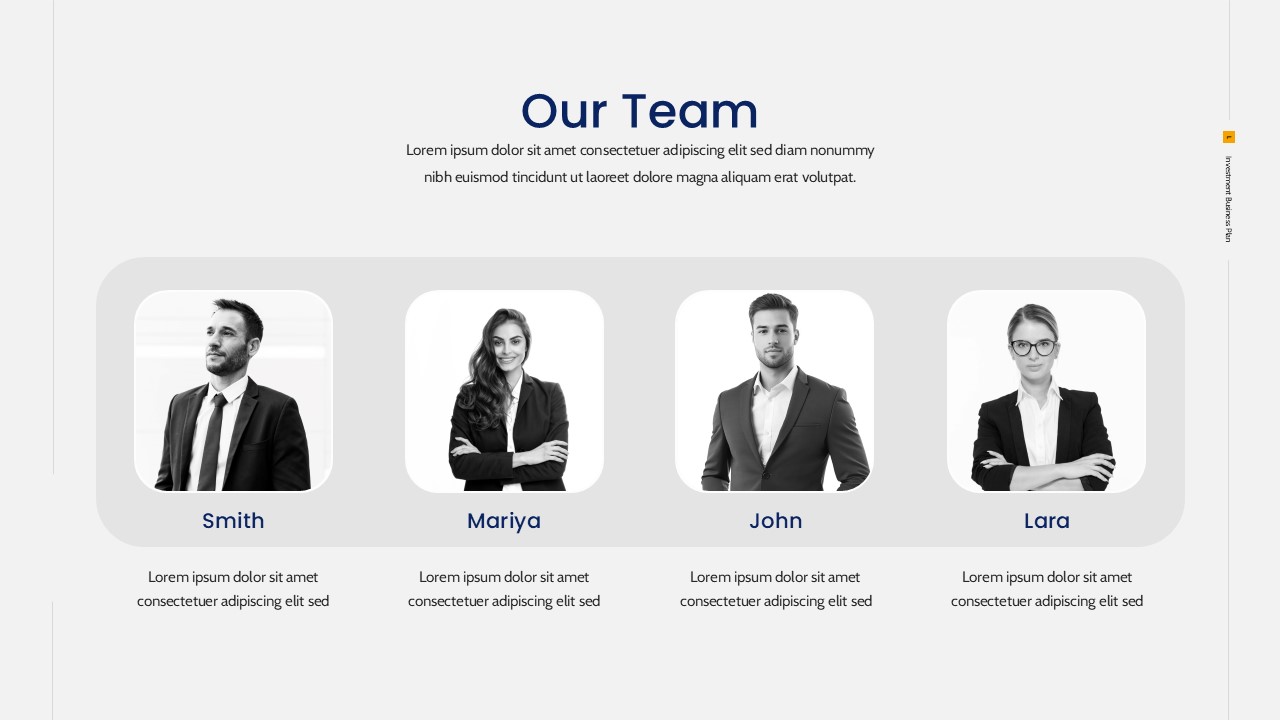 Our Team Presentation Template