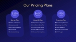 Pricing Plan PPT Slide Template