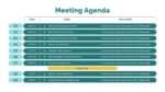 Professional Board Meeting Agenda PowerPoint and Google Slides