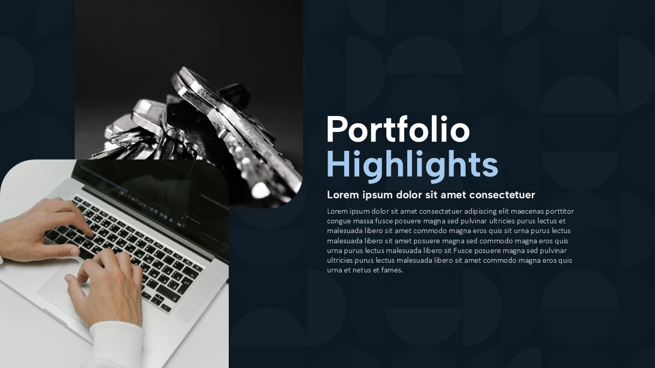 Security Services Portfolio Presentation Template